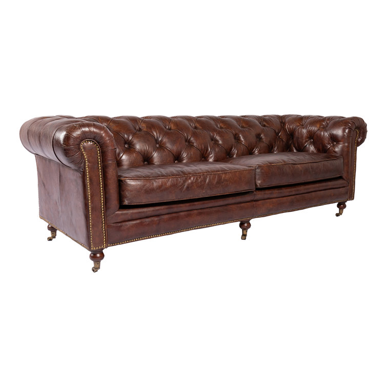 Moe's Home Collection Birmingham Leather Sofa & Reviews Perigold